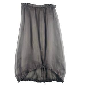 Bodil Women’s Sheer Overlay Skirt SZ SM Gray EUC